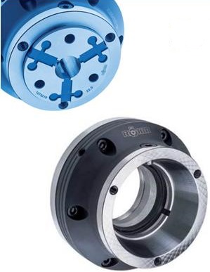 Plato pinza ideal para el mecanizado de barras y tubos en tornos