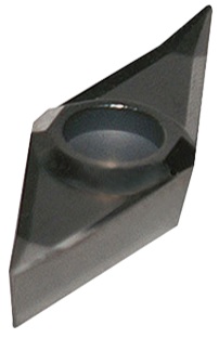 Geometría de plaquita de ranurado para mecanizado de plástico