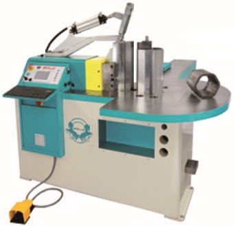 Prensa horizontal universal con una potencia de empuje de 50 t