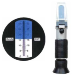 Refractómetro manual para control de emulsiones