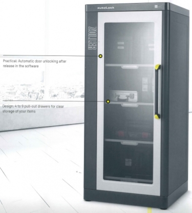 Cabina de almacenamiento para equipos de prueba, materiales operativos y componentes grandes