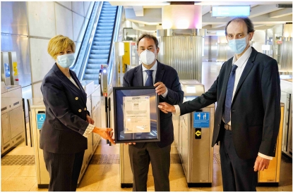 Euskotren, operador ferroviario pionero en conseguir el certificado Aenor de protocolos frente a la COVID-19