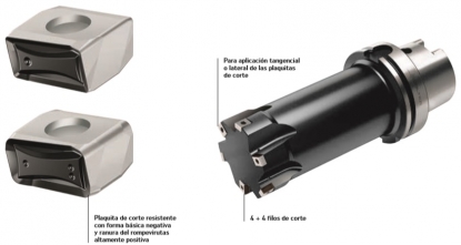 Plaquitas de corte tangenciales/laterales para mandrinado