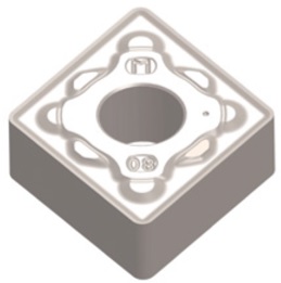 Geometría de plaquitas de ranurado para titanio y superaleaciones