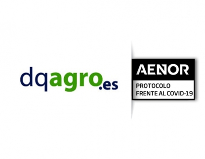 Aenor certifica a la empresa española de distribución de insumos agrícolas dqagro frente a la COVID-19