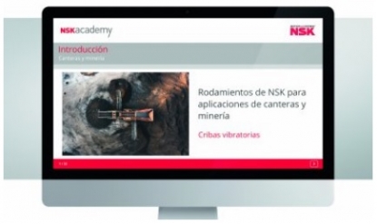 La 'NSK academy' cuenta ya con el módulo de formación 'on-line' para cribas vibratorias