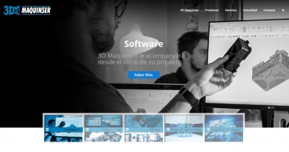 Se lanza la nueva web de 3D Maquinser