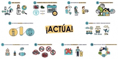 La campaña #NoCulpesAlPlástico muestra los beneficios de estos materiales en diferentes sectores