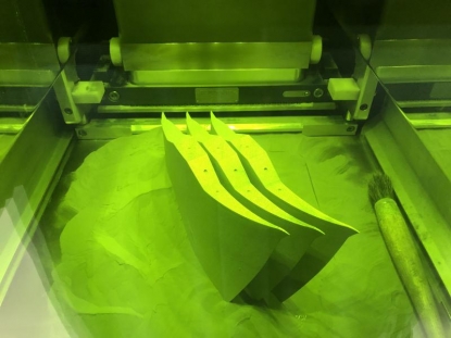 Renishaw usó la fabricación aditiva metálica para colaborar en la producción de dos piezas de turbinas oceánicas