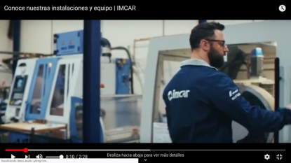 Imcar lanza un vídeo para mostrar sus instalaciones y equipos