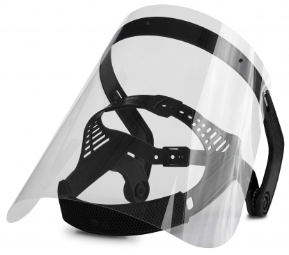 Protector facial de visera completa para uso en áreas privadas y profesionales