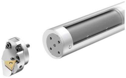 Barras de mandrinar sin vibraciones con cabezales con tornillo