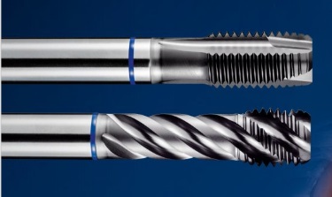 Macho de roscar para aceros inoxidables y mordaza para la sujeción céntrica de piezas en bruto y acabadas