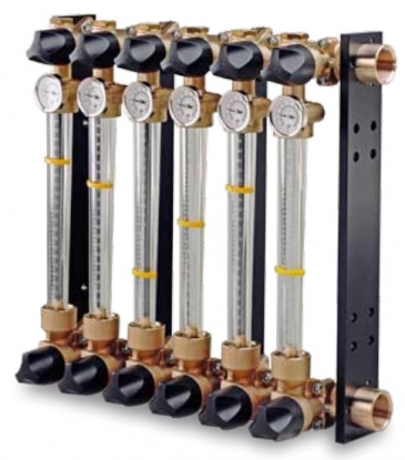 Caudalímetros de latón para agua