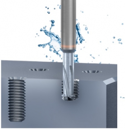 Herramientas para taladrado, fresado de roscas y biselado en una sola operación
