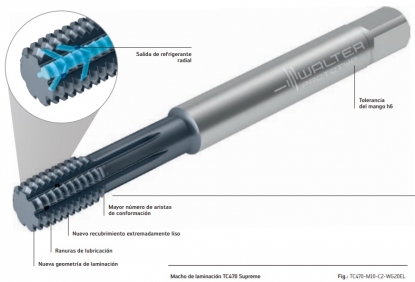 Macho de laminación insuperable en grandes series y producción a gran escala