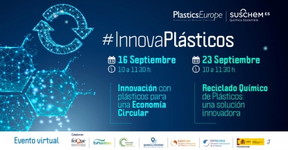 Las Jornadas #InnovaPlásticos se celebrarán en formato virtual el 16 y el 23 de septiembre