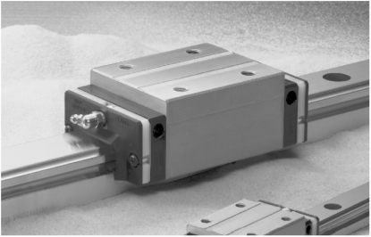 Guías lineales con excelente soporte de lubricación