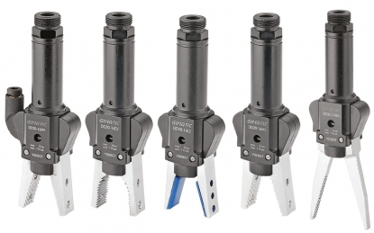 Gama optimizada de pinzas con sensor retrasado de la zona de agarre