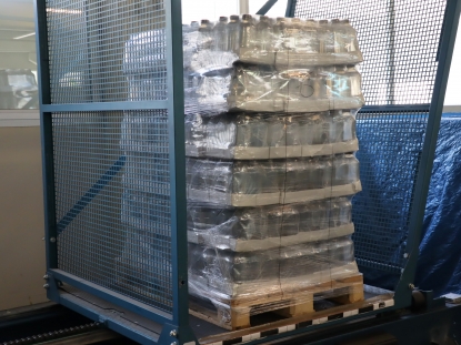 Diferentes empresas ponen a prueba embalaje mediante ensayos de aceleración horizontal realizados por Itene