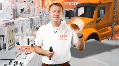 igus muestra en directo nuevas soluciones de 'motion plastics' para utilitarios