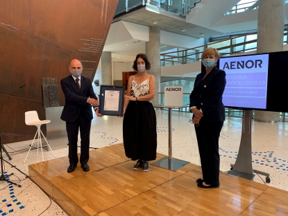 El palacio de congresos Euskalduna Bilbao, certificado por Aenor frente a la COVID-19