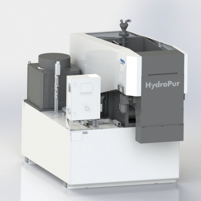 Gama de filtros con depósito inferior y un filtro hidroestático en su parte superior