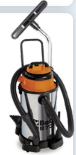 Aspirador de acero inoxidable de 30 l para polvo y agua