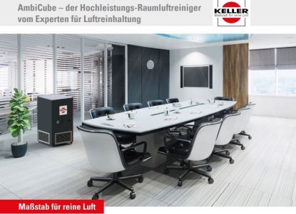 Keller Lufttechnik ayuda a combatir el coronavirus con el purificador de aire AmbiCube