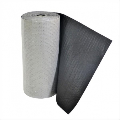 Alfombra absorbente con estructura de tres capas y una lámina densa antideslizante