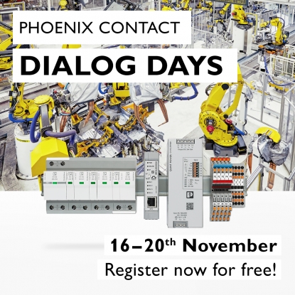 Phoenix Contact celebrará unos nuevos 'Dialog Days', con charlas, feria virtual y visitas guiadas