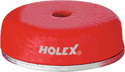 Imán cilíndrico plano con placa protectora