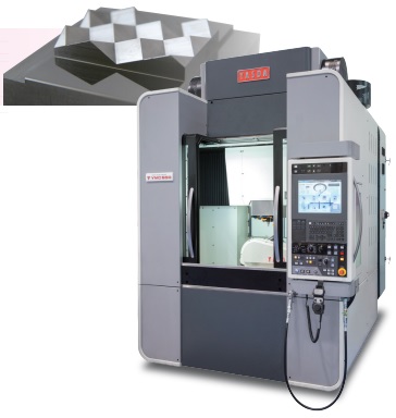 Microcentro de mecanizado con accionamientos de motor lineal en todos los ejes