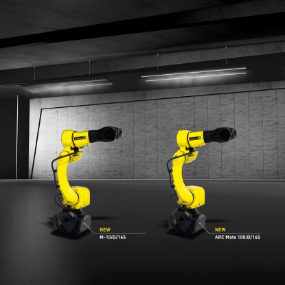 Robots M-10iD/16S y ARC Mate 100iD/16S de FANUC, de alta velocidad y la mejor precisión