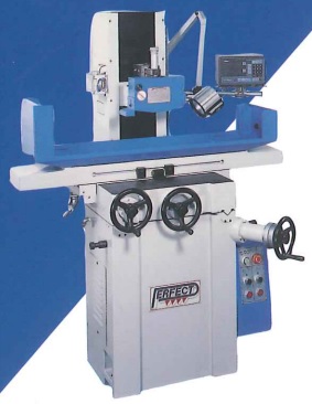 Rectificadora de superficies planas con visualizador digital opcional