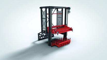 ByTower Compact de Bystronic, con cambio automatizado de cajitas