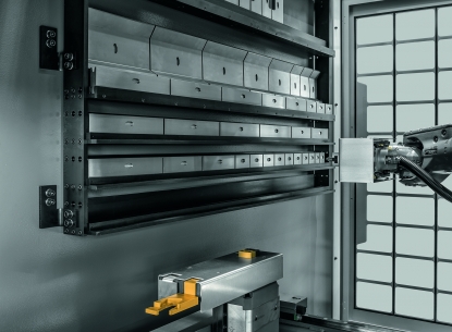 Modular Tool Changer para la prensa plegadora Xpert Pro de Bystronic