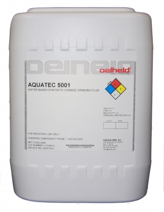 AquaTec 5001 de oelheld, refrigerante miscible en agua para diversas aplicaciones de rectificado