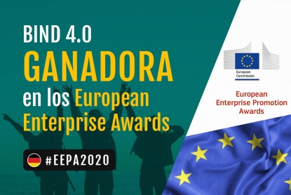 BIND 4.0, triunfadora en los Premios Europeos a la Promoción Empresarial