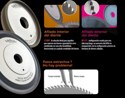 R19, evolución de las muelas abrasivas de Saidtools para discos TCT