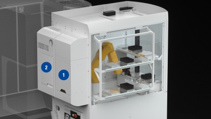 Módulos para limpieza y marcado láser de herramientas para robot de Helicheck Plus y Helicheck Pro