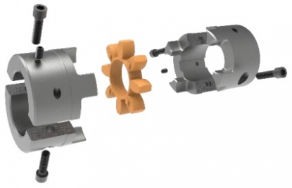 Acoplamientos con cubos partidos de KTR