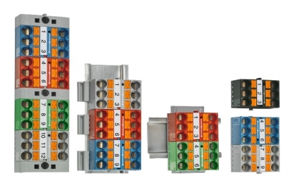 Bloques de distribución PTFIX con conexión 'Push-in' de Phoenix Contact