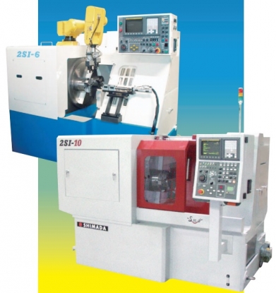 Tornos CNC indexadores de doble husillo 2SI-6, 2SI-8 y 2SI-10 de Shimada