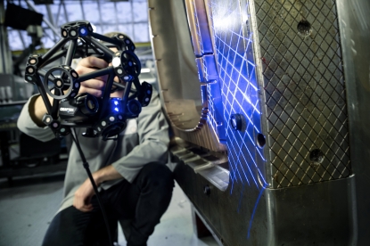 MetraSCAN Black, escáner 3D y CMM portátil, rápido y preciso para el área de producción de Creaform