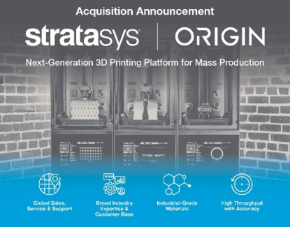 Stratasys adquiere Origin y suma una nueva plataforma de fabricación aditiva para producir polímeros