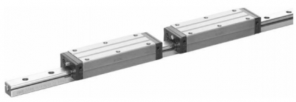 Guía de rodillos con gran capacidad de carga en dirección vertical