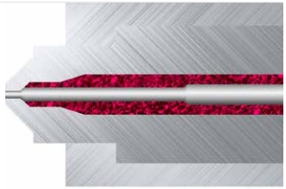 Uso de canales calientes con cierre de aguja para el diseño de piezas moldeadas mediante espuma