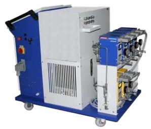 Unidad móvil de presión de gas interna