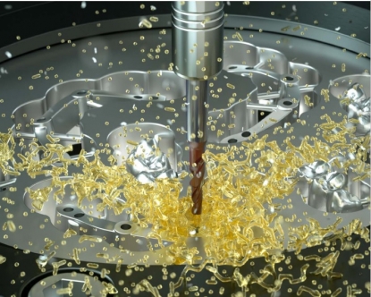 Broca piloto o corta con refrigeración innovadora a través de la herramienta